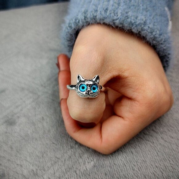 Cat Eyes Soothing Ring - Picture 3 of 5